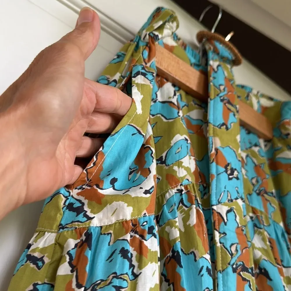 New Without Tag Pull On Cotton Skirt With Belt By Elizabeth James The Label